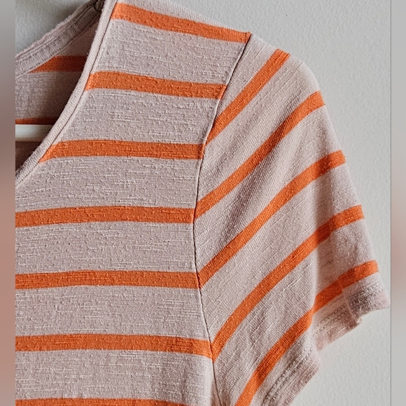Loft Striped Short-Sleeve Tee in Women's S - Picture 4 of 10